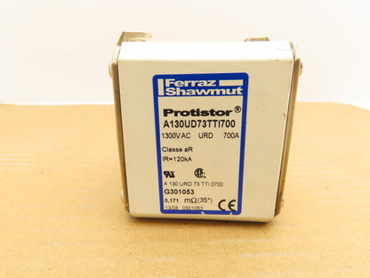 Ferraz Shawmut A130UD73TTI700 Protistor 1300VAC 700A Fuse Semiconductor Type