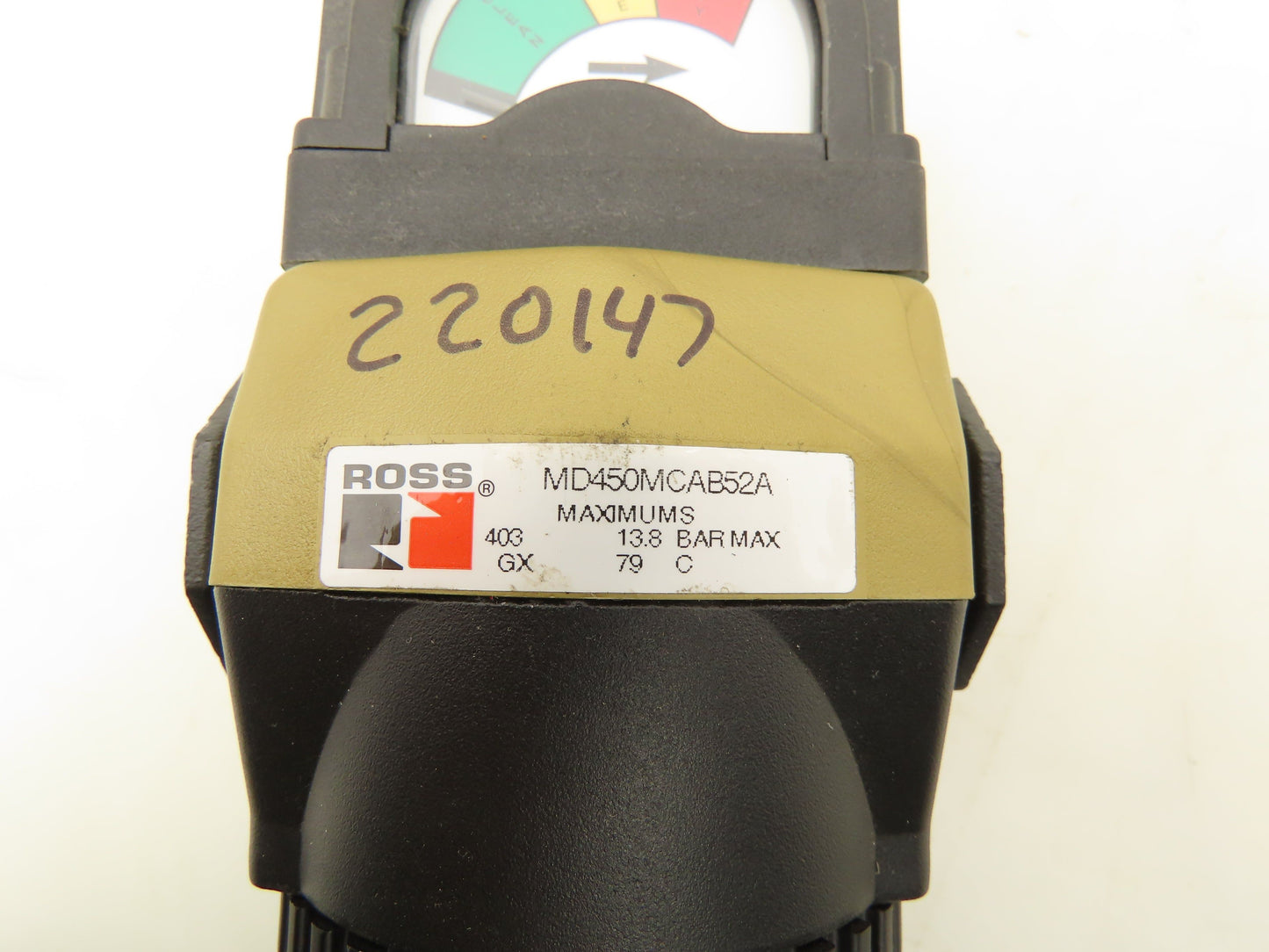 Ross MD450MBAB52A Coalescing Filter Modular 3/4"NPT 13.8 Bar Max 79°C