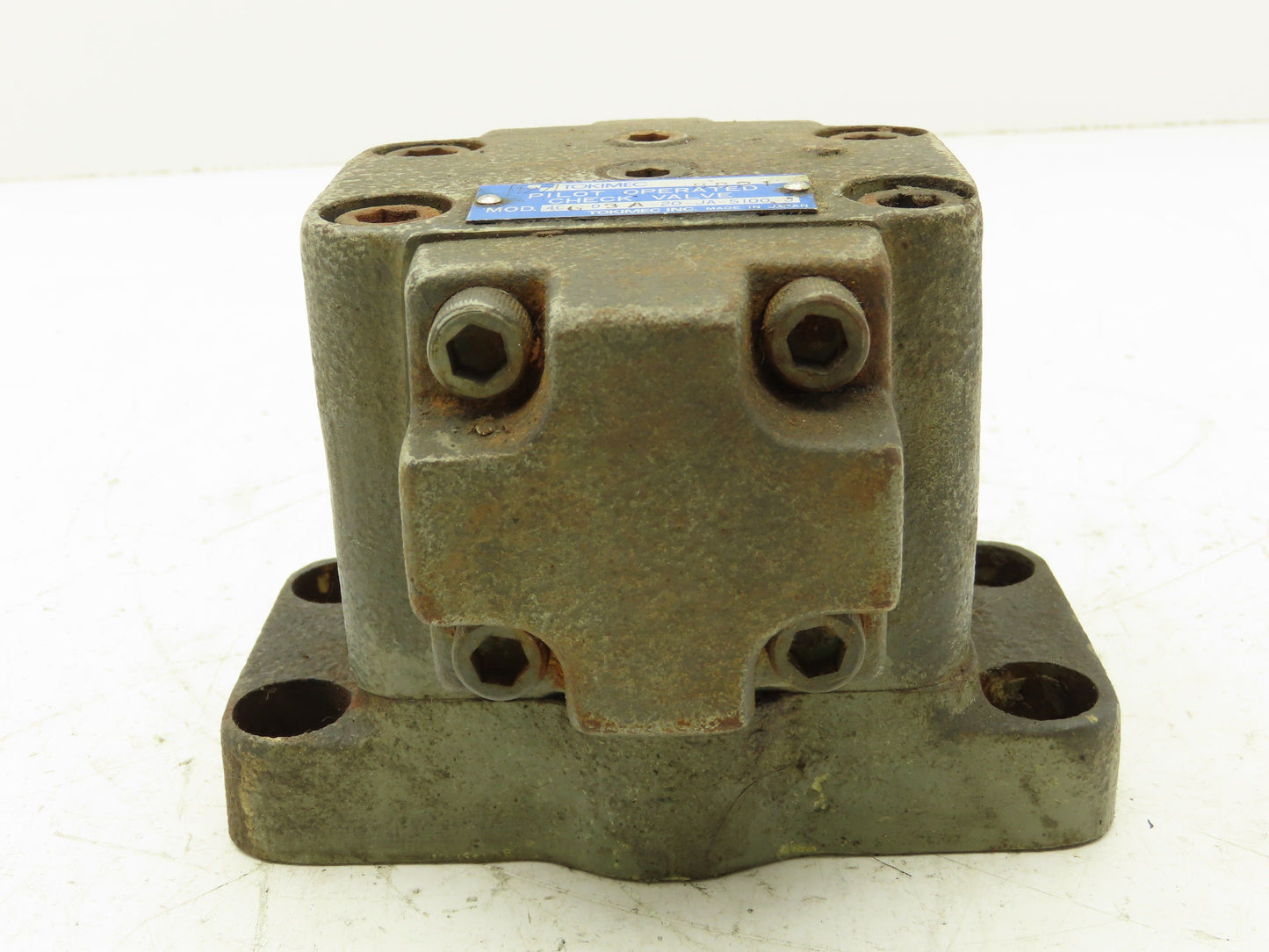 Tokimec 4CG-03-A-20-JA-S100-J Pilot Operated Hydraulic Check Valve 3/8"