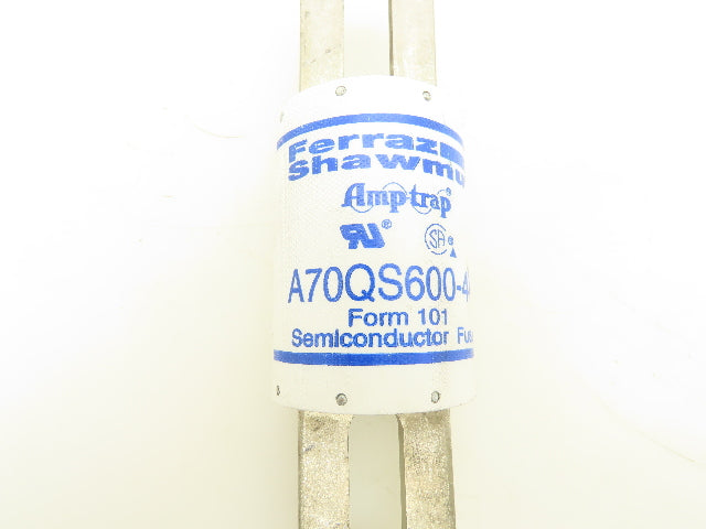 Ferraz Shawmut A70QS600-4K Amptrap Semiconductor Fuse 600A 700VAC/DC Form 101