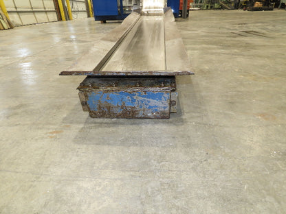 LNS Turbo Magnetic Slide CNC Chip Conveyor 77" Infeed 45-52" Discharge 460V 3PH