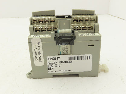 Allen Bradley 1762-OB16 MicroLogix 16pt Output Module 24V Ser A Rev B *No Cover*