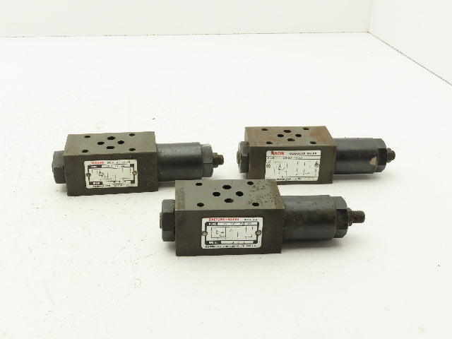 Nachi OG-G01-P1-20 Hydraulic Pressure Reducing Valve  Lot of 3