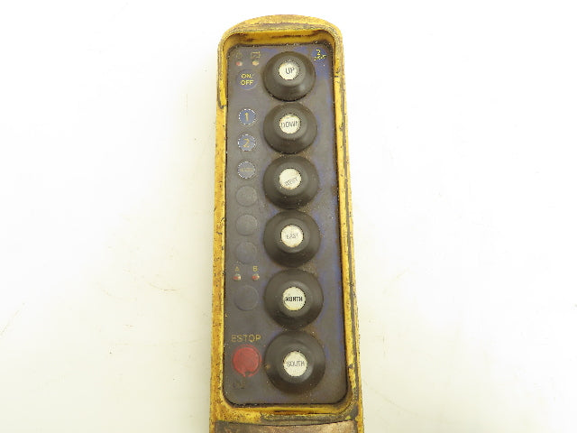 Magnetek TX12P-2C Telependant Transmitter Remote Control 6 Button 2 Speed