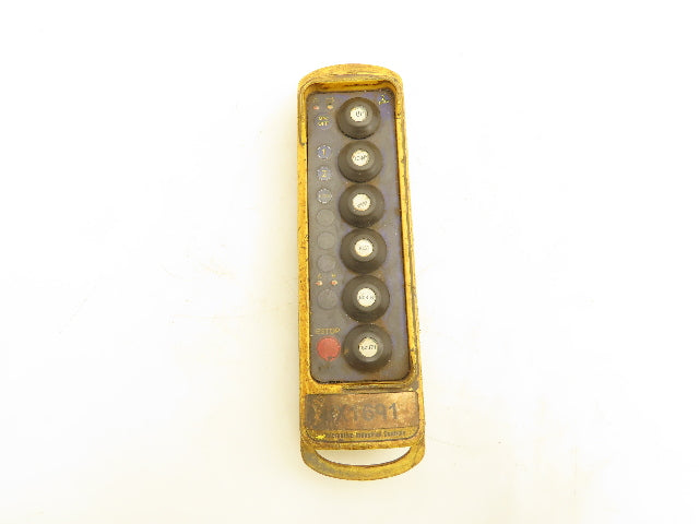 Magnetek TX12P-2C Telependant Transmitter Remote Control 6 Button 2 Speed