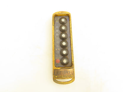 Magnetek TX12P-2C Telependant Transmitter Remote Control 6 Button 2 Speed