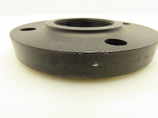 195118 Steel Screw On flange 3" ASTM A105 TH 150PSI B16.5 Class 150-3 Lot Of 2
