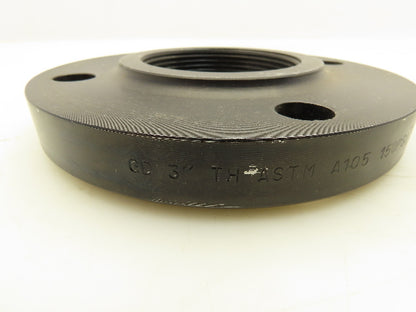 195118 Steel Screw On flange 3" ASTM A105 TH 150PSI B16.5 Class 150-3 Lot Of 2