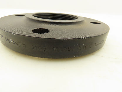 195118 Steel Screw On flange 3" ASTM A105 TH 150PSI B16.5 Class 150-3 Lot Of 2