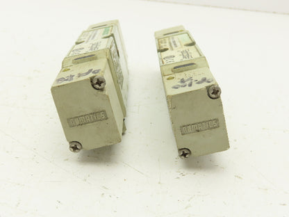 Numatics 123BB63AMN56Y61 Pneumatic Directional 4/3 Solenoid Valve 24VDC Lot of 2