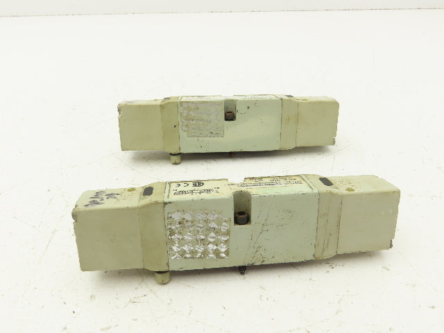 Numatics 123BB63AMN56Y61 Pneumatic Directional 4/3 Solenoid Valve 24VDC Lot of 2