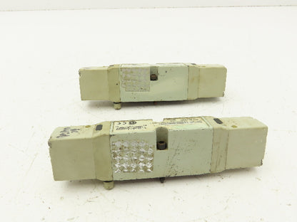 Numatics 123BB63AMN56Y61 Pneumatic Directional 4/3 Solenoid Valve 24VDC Lot of 2