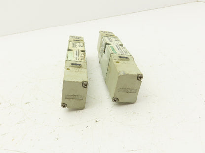 Numatics 123BB63AMN56Y61 Pneumatic Directional 4/3 Solenoid Valve 24VDC Lot of 2