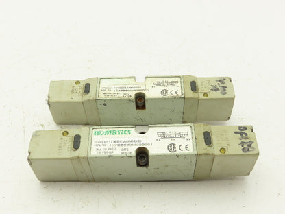 Numatics 123BB63AMN56Y61 Pneumatic Directional 4/3 Solenoid Valve 24VDC Lot of 2