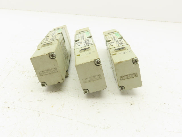 Numatics 123BB6Z2KN00030 Pneumatic Directional 4/3 Solenoid Valve 120V Lot of 3