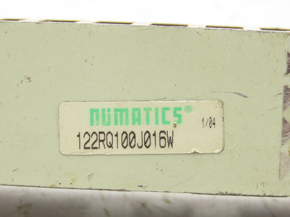 Numatics 122RQ100J016W00 Pneumatic Dual Pressure Sandwich Regulator Valve 2012