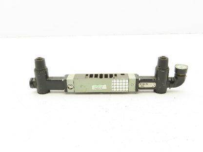 Numatics 122RQ100J016W00 Pneumatic Dual Pressure Sandwich Regulator Valve 2012