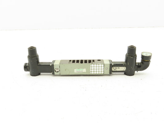 Numatics 122RQ100J016W00 Pneumatic Dual Pressure Sandwich Regulator Valve 2012