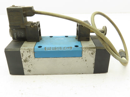 Festo MFH-5/3B-D-3-C Pneumatic Double Solenoid Valve 24VDC 5/3