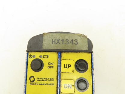 Magnetek TX12M-2 Telepilot Crane Hoist Radio Remote Control 6 Button 2 Speed