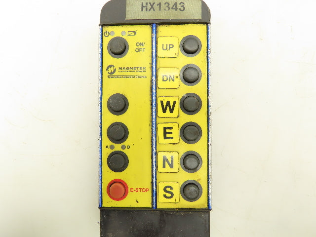Magnetek TX12M-2 Telepilot Crane Hoist Radio Remote Control 6 Button 2 Speed