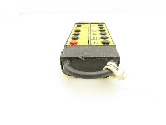 Magnetek TX12M-2 Telepilot Crane Hoist Radio Remote Control 6 Button 2 Speed