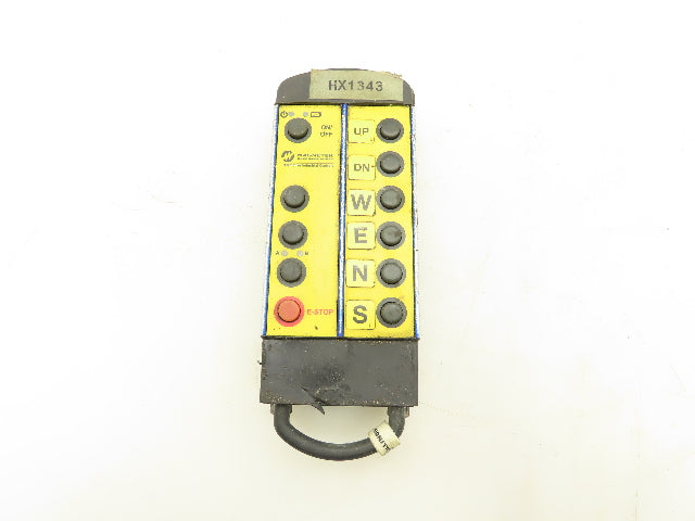 Magnetek TX12M-2 Telepilot Crane Hoist Radio Remote Control 6 Button 2 Speed