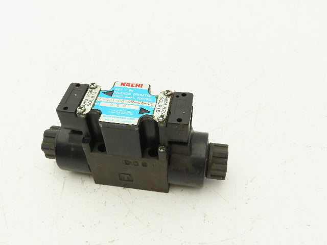 Nachi SL-G01-C6-GR-C1-11 Hydraulic Directional Solenoid Valve 3-Pos 110V