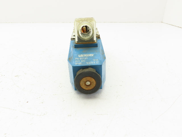 Vickers DG4V-3-2A-V-M-U-H7-30 Hydraulic Directional Solenoid Valve 2-Pos 24VDC