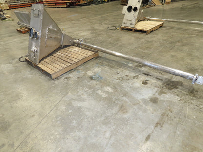 Uni-Spense Dry Powder Screw Feeder Distributor Food Grade Hopper Sifter 9' Auger