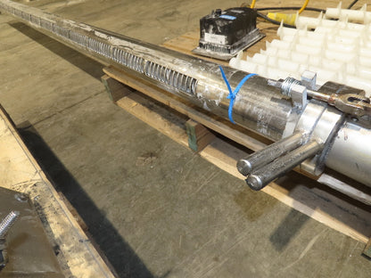 Uni-Spense Dry Powder Screw Feeder Distributor Food Grade Hopper Sifter 9' Auger