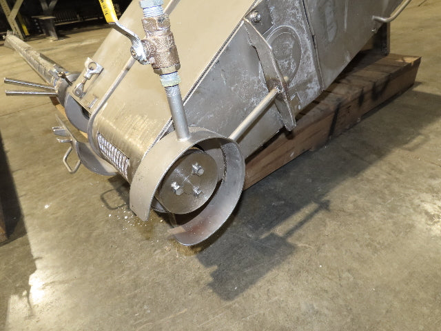 Uni-Spense Dry Powder Screw Feeder Distributor Food Grade Hopper Sifter 9' Auger