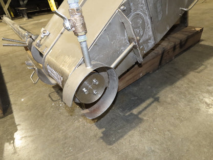 Uni-Spense Dry Powder Screw Feeder Distributor Food Grade Hopper Sifter 9' Auger