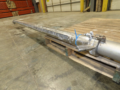 Uni-Spense Dry Powder Screw Feeder Distributor Food Grade Hopper Sifter 9' Auger