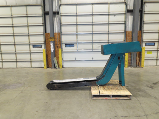 Mayfran Chip-Tote Hinge Belt CNC Chip Conveyor 68" Infeed 44" Discharge 460V 3PH
