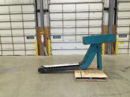 Mayfran Chip-Tote Hinge Belt CNC Chip Conveyor 68" Infeed 44" Discharge 460V 3PH