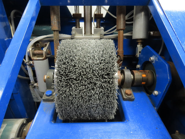 Custom HDPE Plastic Brush Sanding Machine Molding Profile 4-1/2" Wide 480V 3Ph