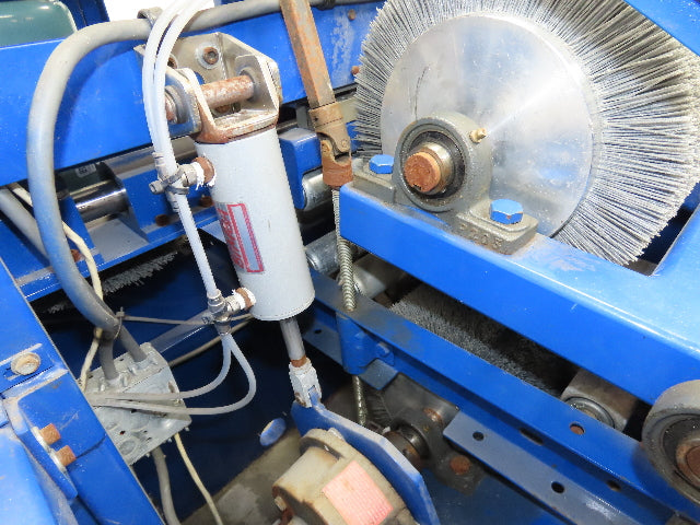 Custom HDPE Plastic Brush Sanding Machine Molding Profile 4-1/2" Wide 480V 3Ph