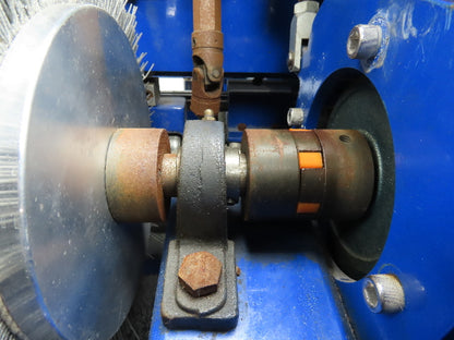Custom HDPE Plastic Brush Sanding Machine Molding Profile 4-1/2" Wide 480V 3Ph