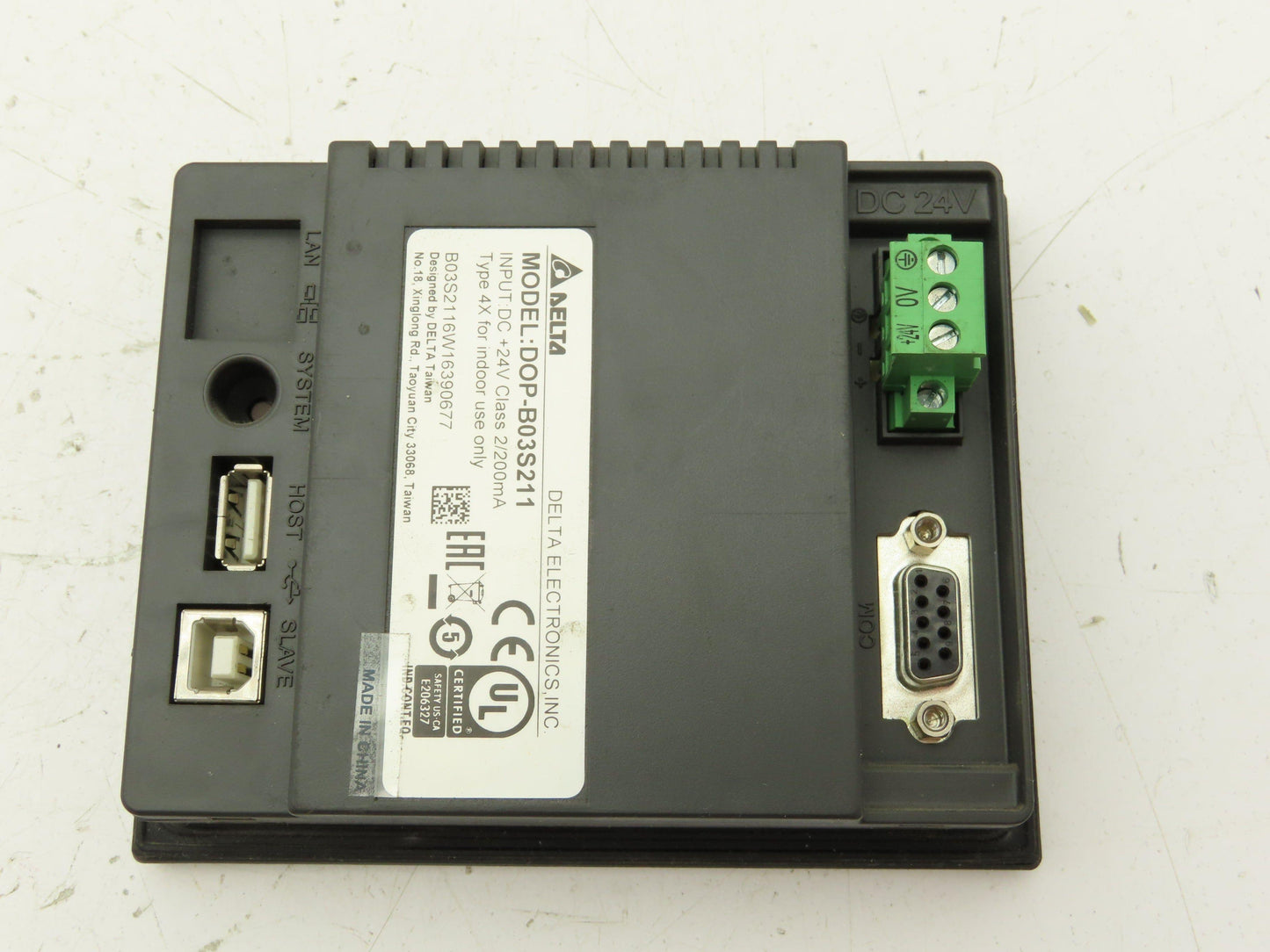 Delta DOP-B03S211 HMI Control Touchscreen Display 4.3"