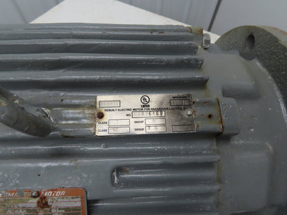 Pacemaker AC Electric Motor 7.5Hp 1180RPM Vertical Mount Haz Loc 230/460V 3Ph