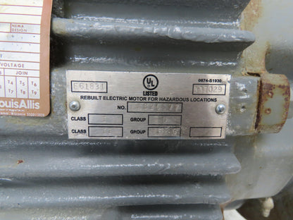 Pacemaker AC Electric Motor 7.5Hp 1180RPM Vertical Mount Haz Loc 230/460V 3Ph