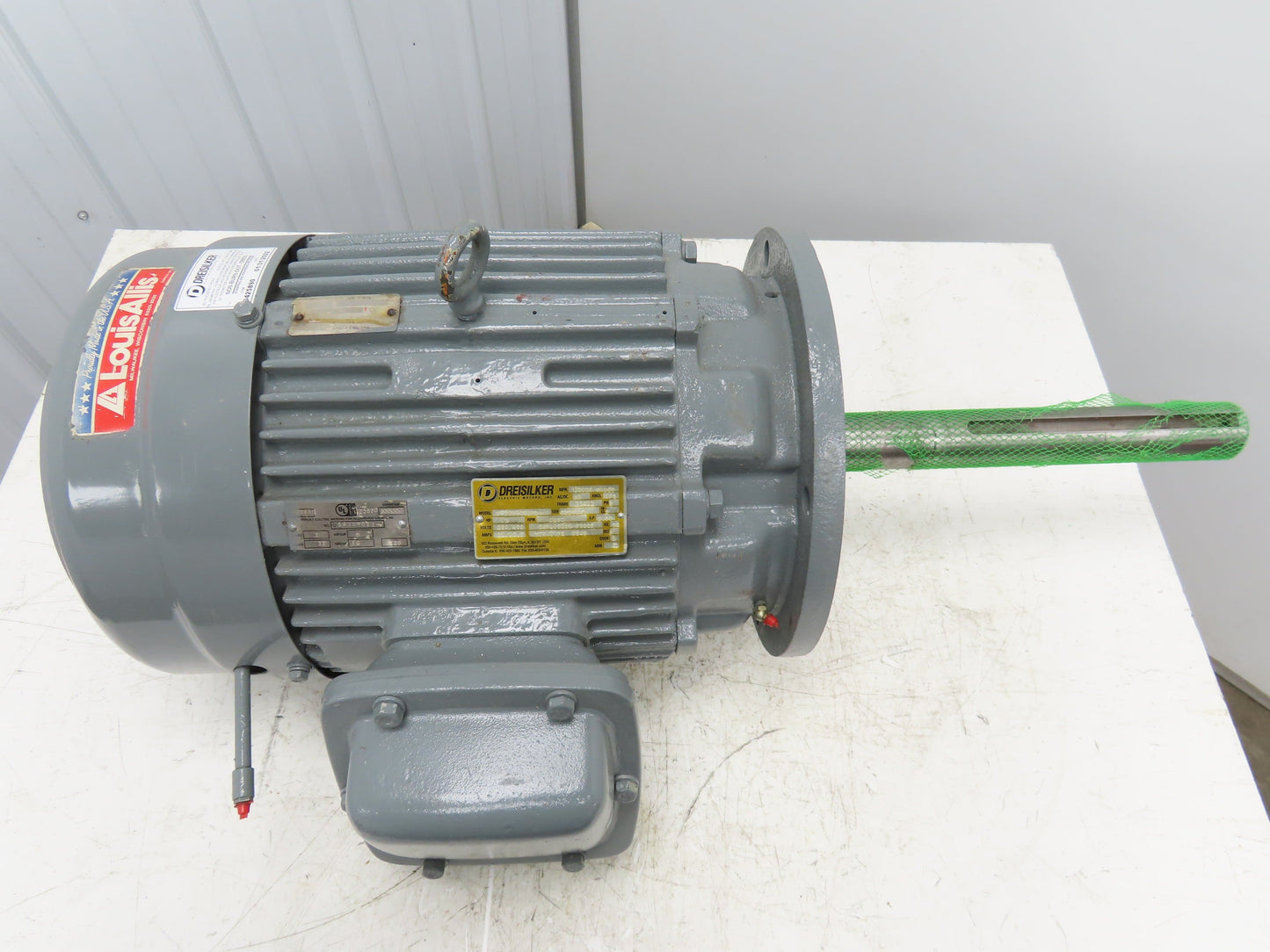 Louis Allis AC Electric Motor 7.5Hp 1180RPM Vertical Mount Haz Loc 230/460 284DZ