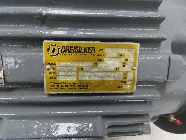 Louis Allis AC Electric Motor 7.5Hp 1180RPM Vertical Mount Haz Loc 230/460 284DZ