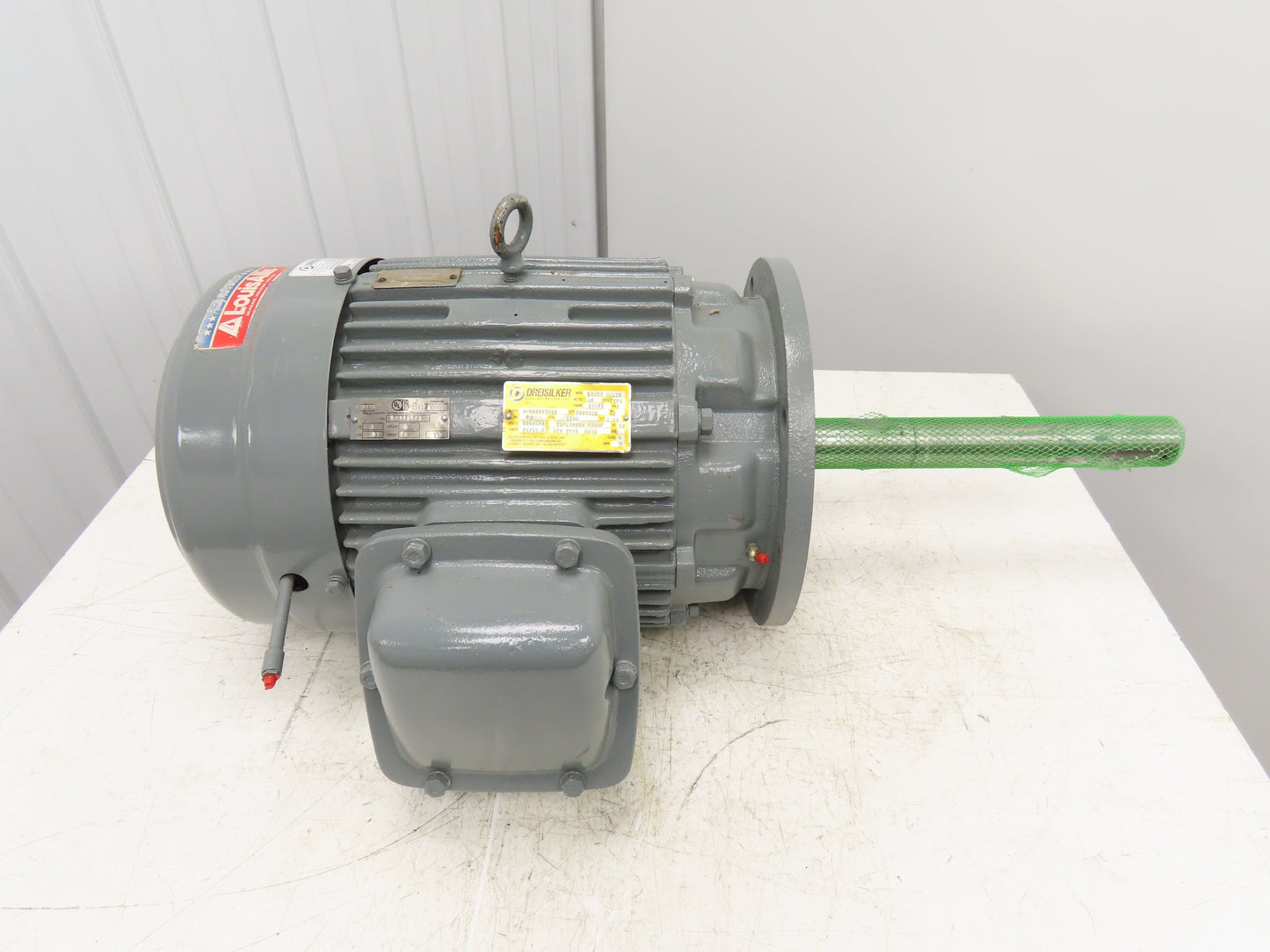 Louis Allis AC Electric Motor 7.5Hp 1180RPM Vertical Mount Haz Loc 230/460 284DZ
