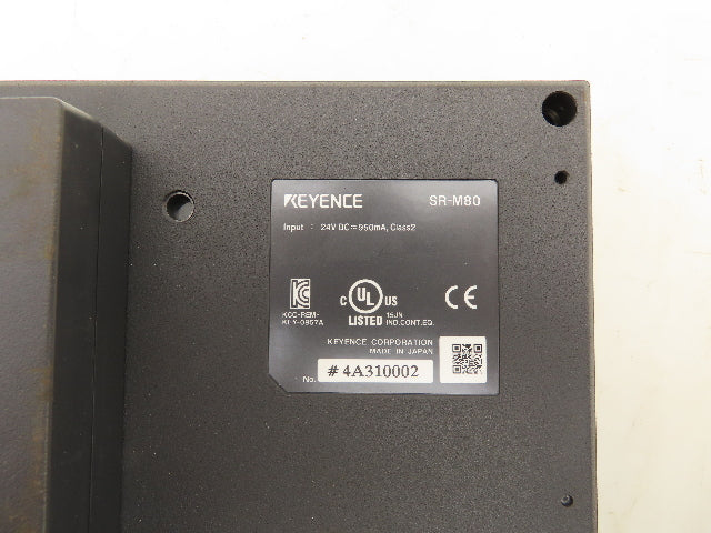 Keyence SR-M80 HMI Operator Touchscreen Control Panel Monitor