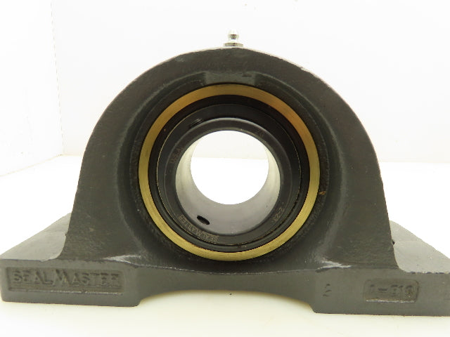 SealMaster EMP-35 2 3/16 Pillow Block Ball Bearing Unit 2-3/16" Bore Cast Iron