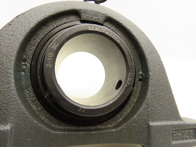 SealMaster S-2272-M31 Pillow Block Bearing 1-15/16" Two Bolt Hold Down Cast Iron