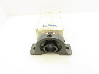 SealMaster S-2272-M31 Pillow Block Bearing 1-15/16" Two Bolt Hold Down Cast Iron