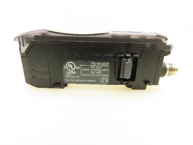 Keyence FS-N12CP Digital Fiber Sensor Amplifier Expansion Connector Lot of 5